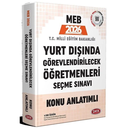 Data 2026 MEB Yurt D���nda G�revlendirilecek ��retmenleri Se�me S�nav� Konu Anlat�ml� Data Yay�nlar�