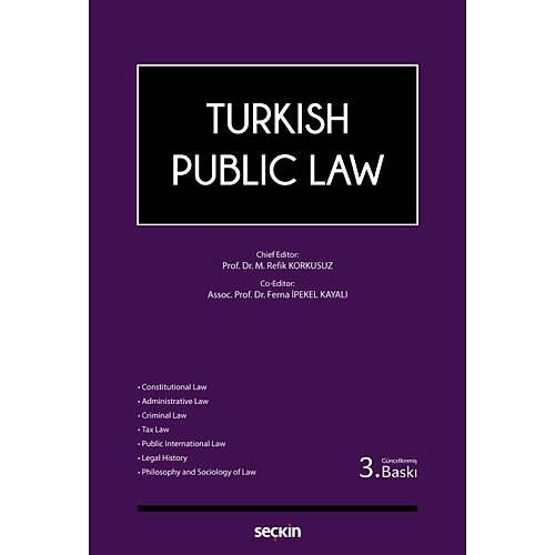 Se�kin Yay�nevi Turkish Public Law Refik Korkusuz,Ferna �pekel Kayal�