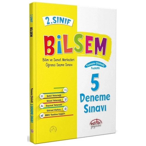 Editr Yaynevi-2.Snf Bilsem 5 Deneme