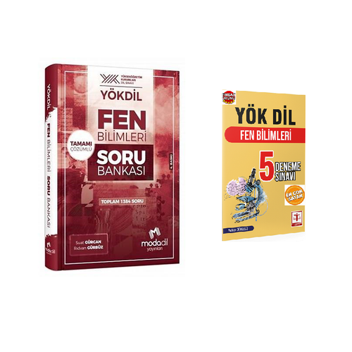Modadil Yaynlar YKDL Fen Bilimleri Tamam zml Soru Bankas-Tercih Yaynevi Ykdil ngilizce Fen Bilimleri 5 Deneme Snav (Volkan Glgesiz)