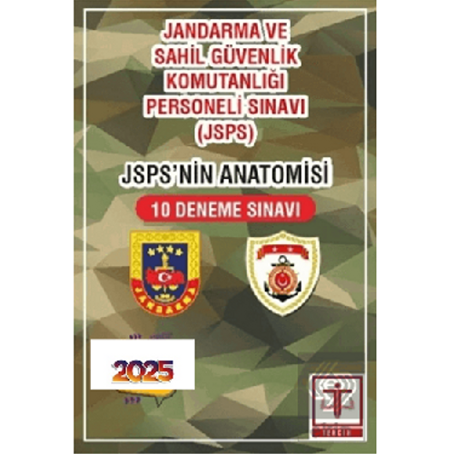 Tercih Kitabevi 2025 JSPS'nin Anatomisi Jandarma ve Sahil Gvenlik Personel Bran 10 Deneme Snav