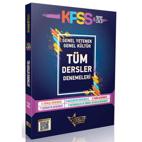 Liderler Karmas� 2026 KPSS Genel Yetenek Genel K�lt�r 29 Deneme ��z�ml� Liderler Karmas�