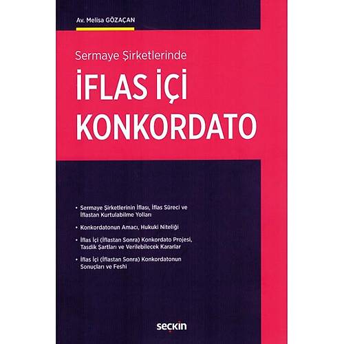 Sekin Yaynlar Sermaye irketlerinde flas i Konkordato-Melisa Gzaan