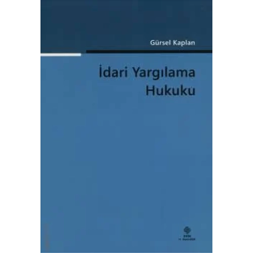 Ekin Yay�nlar� �dari Yarg�lama Hukuku (G�rsel Kaplan)