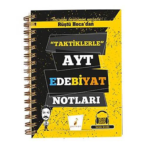 Rt Hoca'dan Taktiklerle AYT Edebiyat Notlar Rt Bayndr Pelikan Yaynevi