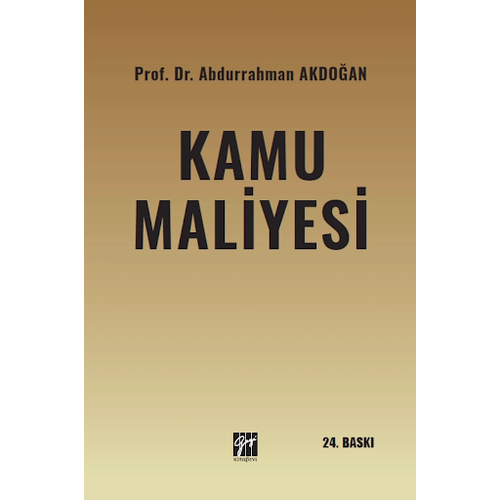Gazi Yaynlar Kamu Maliyesi (Abdurrahman Akdoan)
