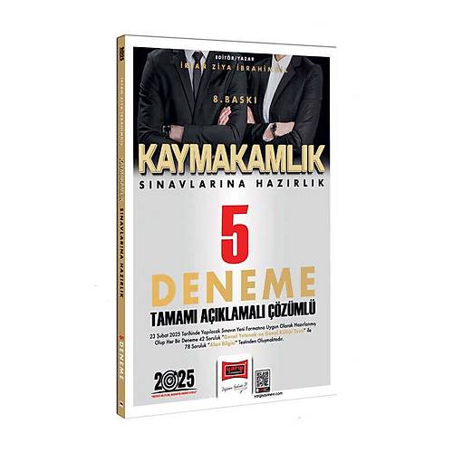 Yarg� Yay�nlar� 2025 Kaymakaml�k S�navlar�na Haz�rl�k Tamam� A��klamal� ��z�ml� 5 Deneme S�nav�