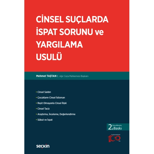 Sekin Yaynlar Cinsel Sularda spat Sorunu ve Yarglama Usul (Mehmet Tatan)