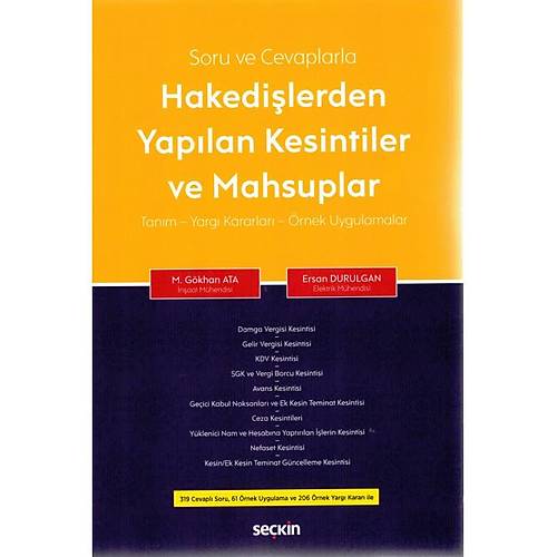 Sekin Yaynevi Soru ve Cevaplarla Hakedilerden Yaplan Kesintiler ve Mahsuplar