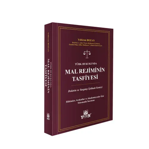 Yetkin Yay�nlar� T�rk Hukukunda Mal Rejiminin Tasfiyesi Y�ld�r�m Bozan 1. Bask�,� A�ustos 2026