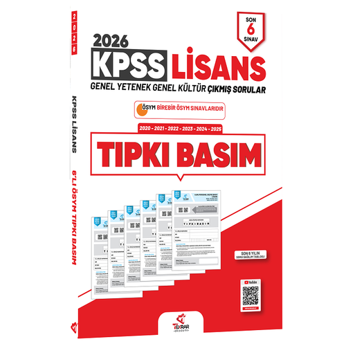 Tekrar Akademi 2026 KPSS Genel Yetenek Genel K�lt�r ��km�� Sorular T�pk� Bas�m Son 6 S�nav ��z�ml� Tekrar Akademi Yay�nlar�