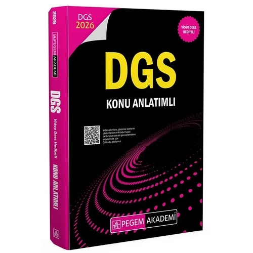 Pegem 2026 DGS Konu Anlat�ml� Pegem Akademi Yay�nlar�