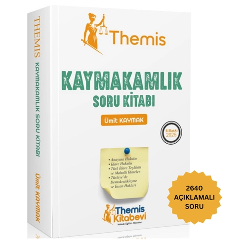 Themis Kitabevi 2025 Kaymakaml�k Soru Bankas� Kitab� - �mit Kaymak Themis Kitabevi