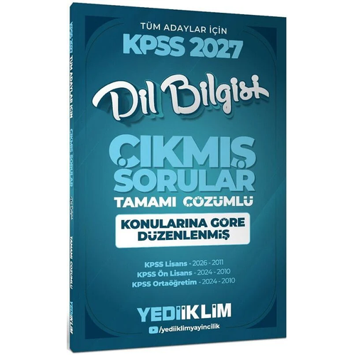Yediiklim 2027 KPSS Dil Bilgisi ��km�� Sorular Konular�na G�re Yediiklim Yay�nlar�