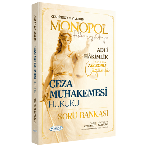 Monopol Yay�nlar� 2026 Adli Hakimlik Ceza Muhakemesi Hukuku Soru Bankas� ��z�ml� �mer Keskinsoy