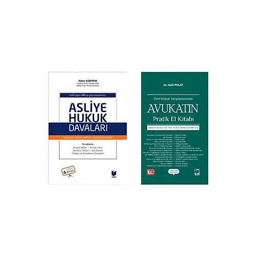 Adalet Yaynevi Asliye Hukuk Davalar + zel Hukuk Yarglamasnda Avukatn Pratik El Kitab (2 Kitap Kampanya)