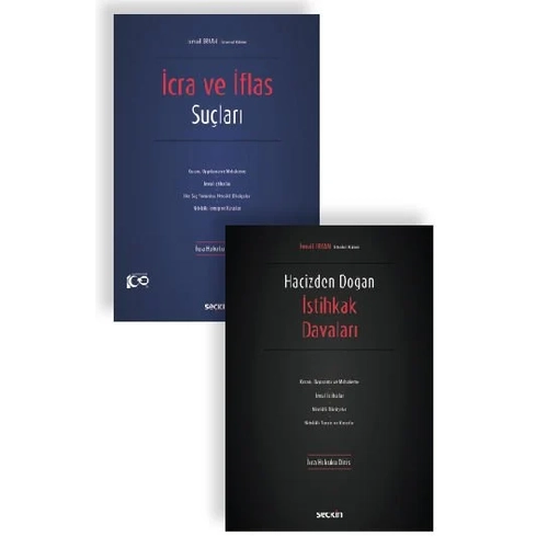 Sekin cra ve flas Sular ve Hacizden Doan stihkak Davalar 2 li Set - smail Ercan Sekin Yaynlar