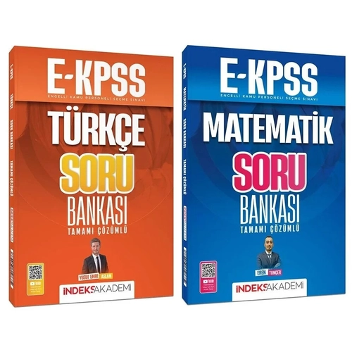 �ndeks Akademi 2026 EKPSS T�rk�e + Matematik Soru Bankas� 2 li Set �ndeks Akademi Yay�nc�l�k