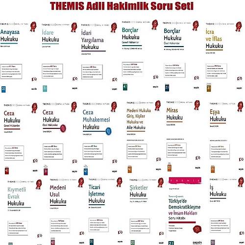 THEMIS Adli Hakimlik Snavlarna Hazrlk Soru Seti 2023(18 Kitap)