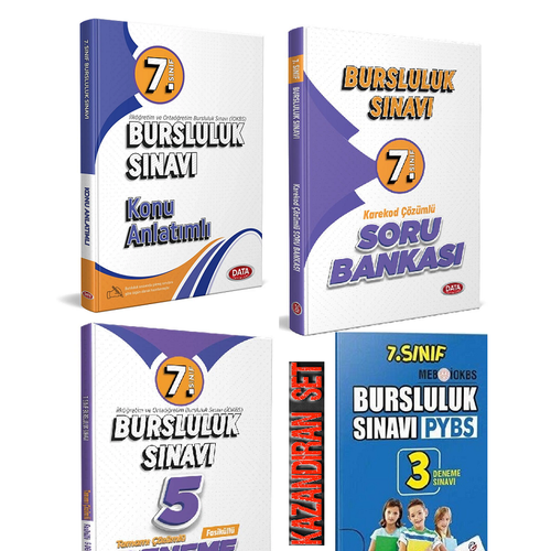 Data Yay�nlar� Data 2025-2026 7.S�n�f Bursluluk S�nav� Konu+Soru+5 Deneme+Kurul 3 Deneme Seti