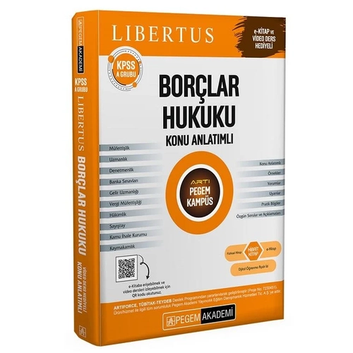 Pegem Yaynlar 2025 KPSS A Grubu Borlar Hukuku Libertus Konu Anlatm