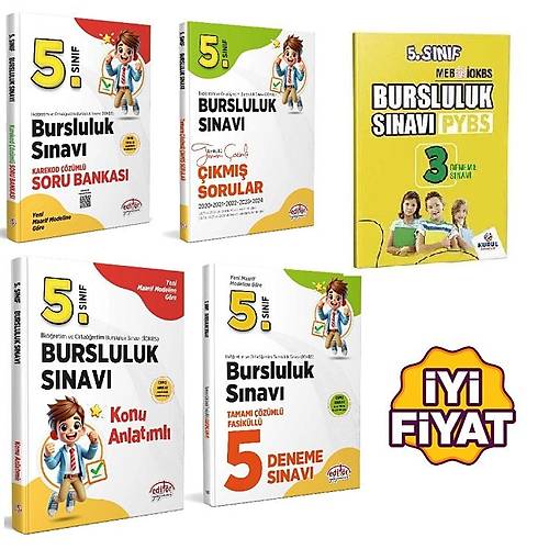Yeni Bursluluk Kazand�ran Set-Edit�r Yay�nevi 2026 5.S�n�f Bursluluk S�nav� Konu+Soru+5 Deneme+��km�� Sorular+Kurul 3 Deneme Seti