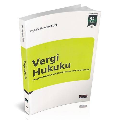Sava Yaynevi Vergi Hukuku - Nurettin Bilici 54. Bask Ekim 2023