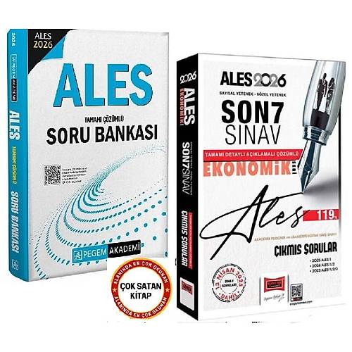 Pegem 2026 Ales Soru Bankas Tamam zml+Yarg 2026 Ales SON 7 Snav km Sorular (2Kitap)