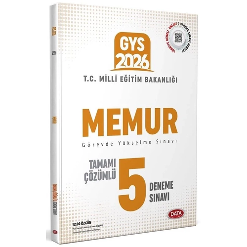 Data 2026 GYS MEB Memur 5 Deneme ��z�ml� G�revde Y�kselme Data Yay�nlar�