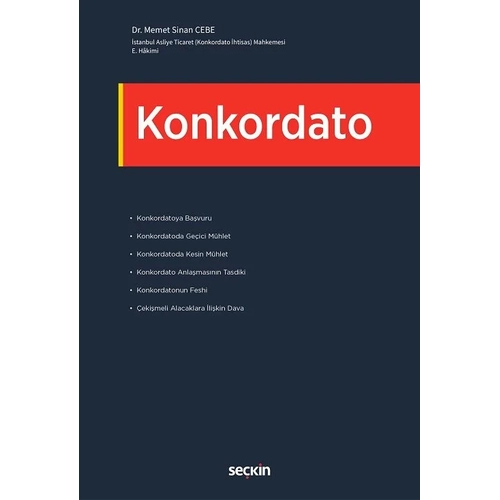 Se�kin Yay�nlar� Konkordato (Memet Sinan Cebe)