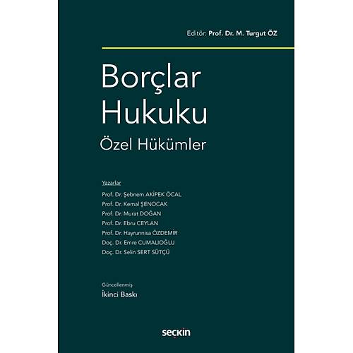 Sekin Yaynlar Borlar Hukuku zel Hkmler (Turgut z) Turgut z