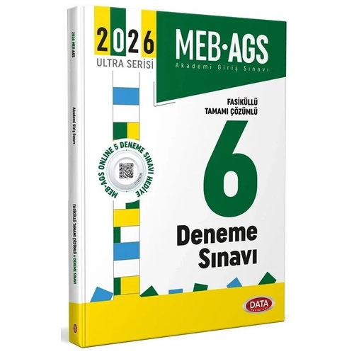 Data 2026 MEB-AGS T�m Dersler 6 Deneme Fasik�ll� ��z�ml� Ultra Serisi Data Yay�nlar�