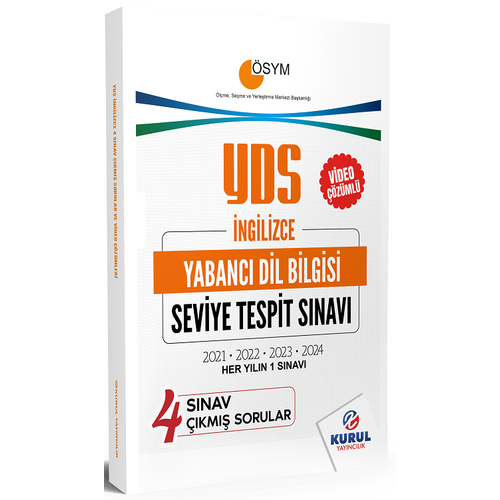 Kurul Yay�nc�l�k YDS ��km�� Sorular 4 S�nav 2021-2024