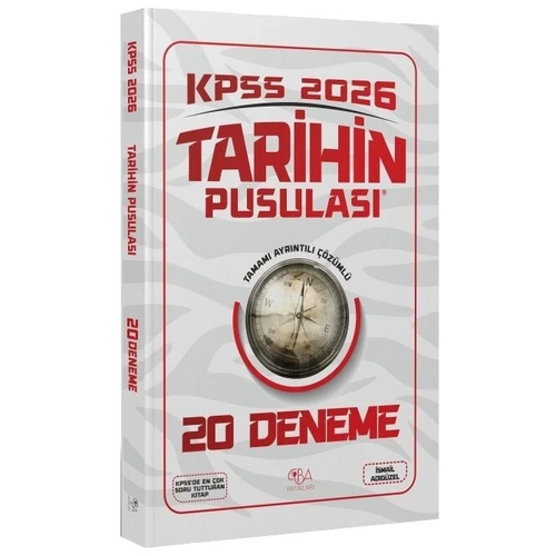 CBA Yaynlar 2026 KPSS Tarihin Pusulas 20 Deneme zml - smail Adgzel CBA Yaynlar