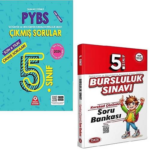 rnek Data 5.Snf PYBS Bursluluk Snav Soru Bankas+rnek Akademi Son 6 Snav km Sorular Seti(2Kitap)