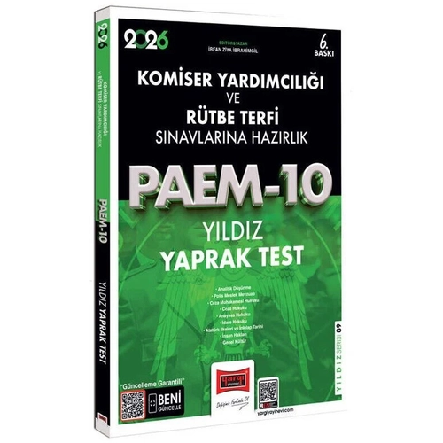 Yarg� 2026 PAEM-10 Komiser Yard�mc�l��� ve R�tbe Terfi Y�ld�z Yaprak Test Yarg� Yay�nlar�