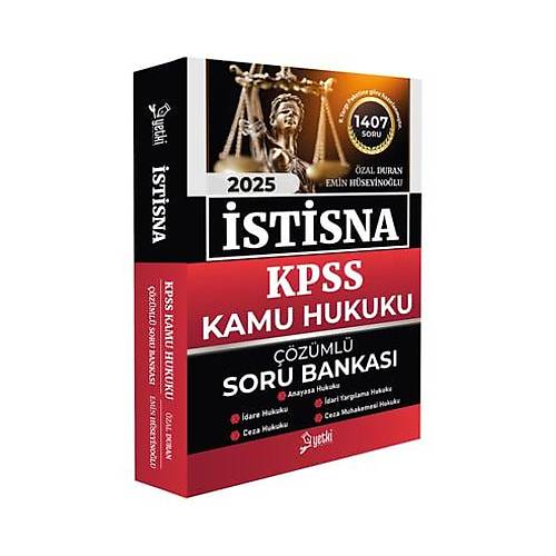Yetki Yaynlar 2025 KPSS A Grubu Kamu Hukuku STSNA Soru Bankas zml-zal Duran