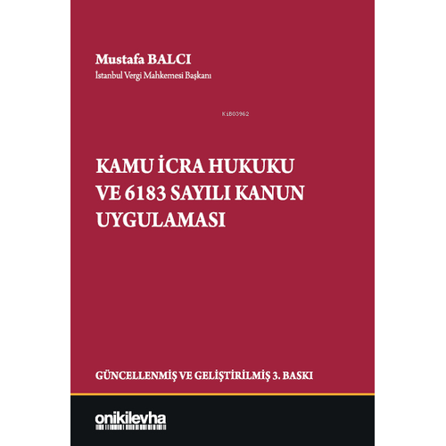 On ki Levha Yaynclk Kamu cra Hukuku ve 6183 Sayl Kanun Uygulamas Mustafa Balc