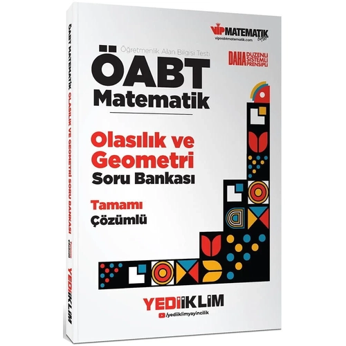 Yediiklim 2026 �ABT MEB-AGS �lk��retim-Lise Matematik Olas�l�k ve Geometri Soru Bankas� ��z�ml� Yediiklim Yay�nlar�