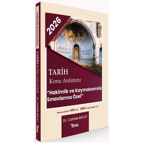 Temsil 2026 Hakimlik Kaymakaml�k Tarih Konu Anlat�m� - Cahide Bolat Temsil Yay�nlar�
