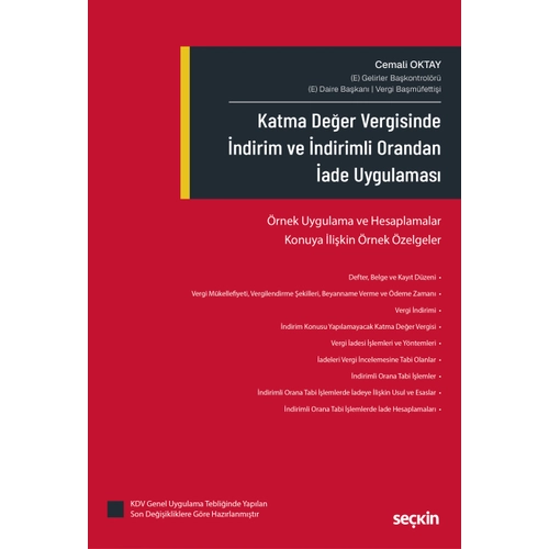 Se�kin Yay�nevi Katma De�er Vergisinde �ndirim ve �ndirimli Orandan �ade Uygulamas� (Cemali Oktay)