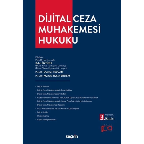 Sekin Dijital Ceza Muhakemesi Hukuku (Bahri ztrk)