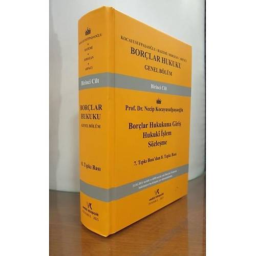Vedat Kitap��l�k Bor�lar Hukuku Genel H�k�mler Cilt:1 (Necip Kocayusufpa�ao�lu)