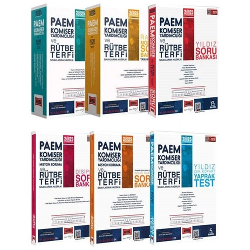 Yarg� 2025 PAEM-9 Komiser Yard�mc�l��� ve R�tbe Terfi Set Yarg� Yay�nlar�