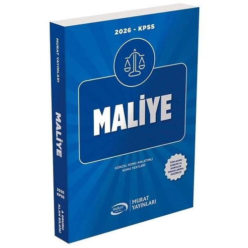 Murat 2026 KPSS A Grubu Maliye Konu Anlat�ml� Murat Yay�nlar�