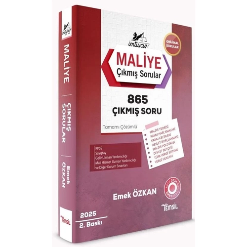 Temsil Yay�nlar� 2025 �MT�YAZ Maliye ��km�� Sorular ��z�ml� 2. Bask� - Emek �zkan
