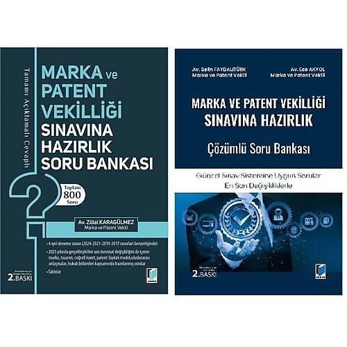 Adalet Yay�nevi Marka ve Patent Vekilli�i S�nav�na Haz�rl�k ��z�ml� Soru Bankas� Seti (�ubat 2026)