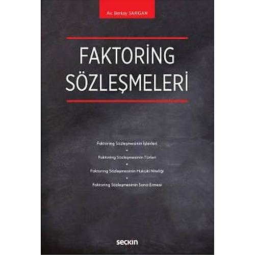 Sekin Yaynclk Faktoring Szlemeleri Berkay Sargan