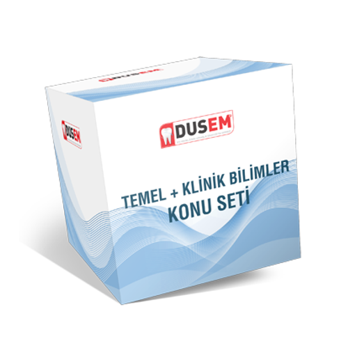 DUS Temel Ve Klinik Bilimler Konu Seti(Tpdil-Ykdil 5 Deneme Hediyeli)-2025