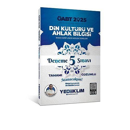 Yediiklim Yay�nlar� 2025 �ABT Din K�lt�r� ve Ahlak Bilgisi Tamam� ��z�ml� Deneme 5 S�nav�